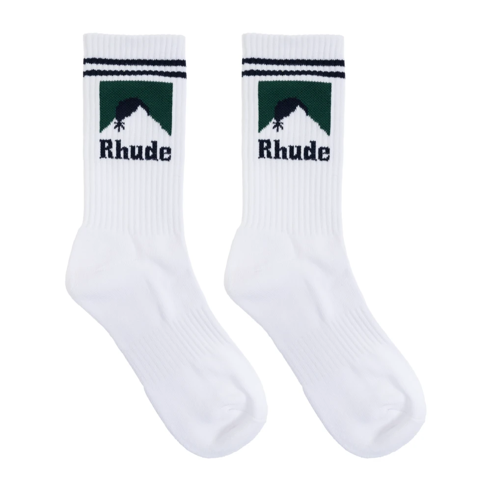 Rhude Logo Sokken White Heren