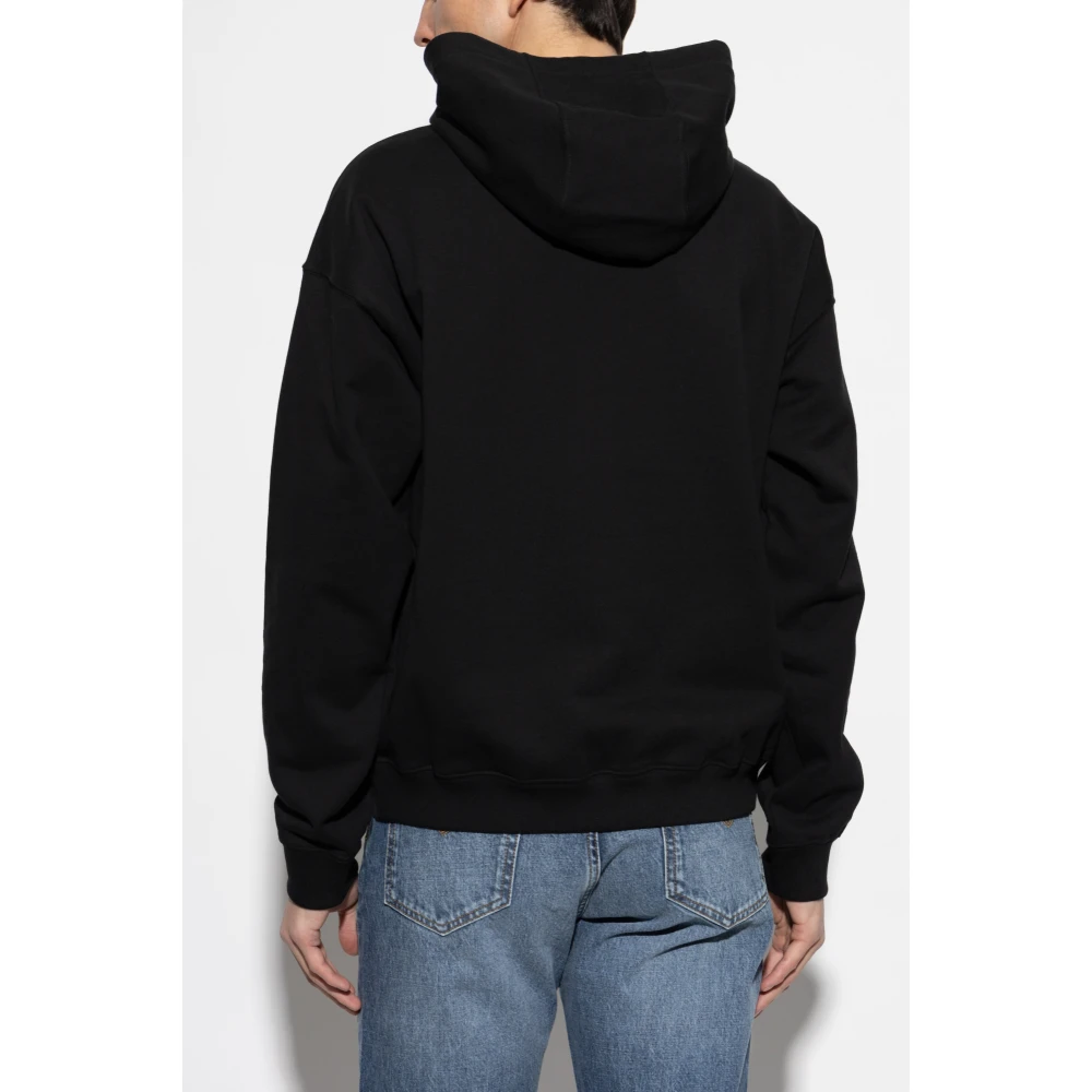 Versace Sweatshirt met logo Black Heren