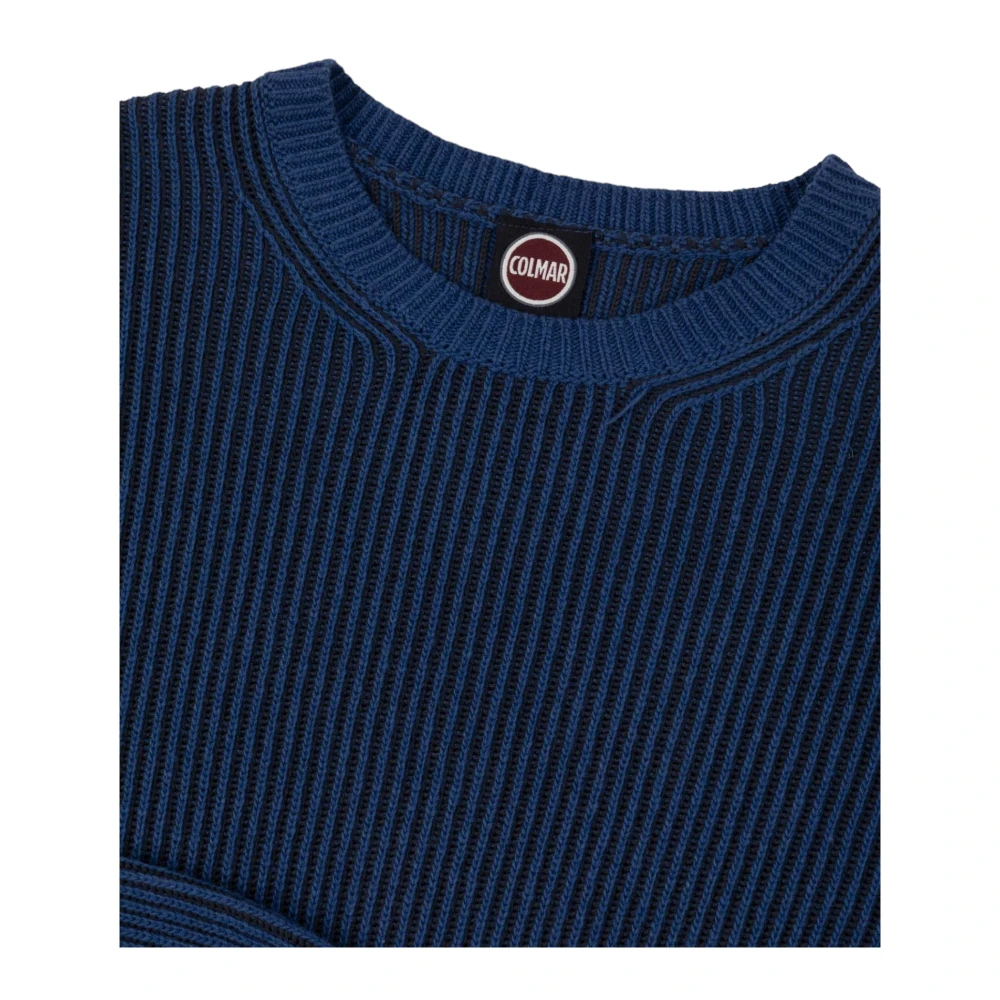 Colmar Heren Blauwe Trui van Wolmix Blue Heren