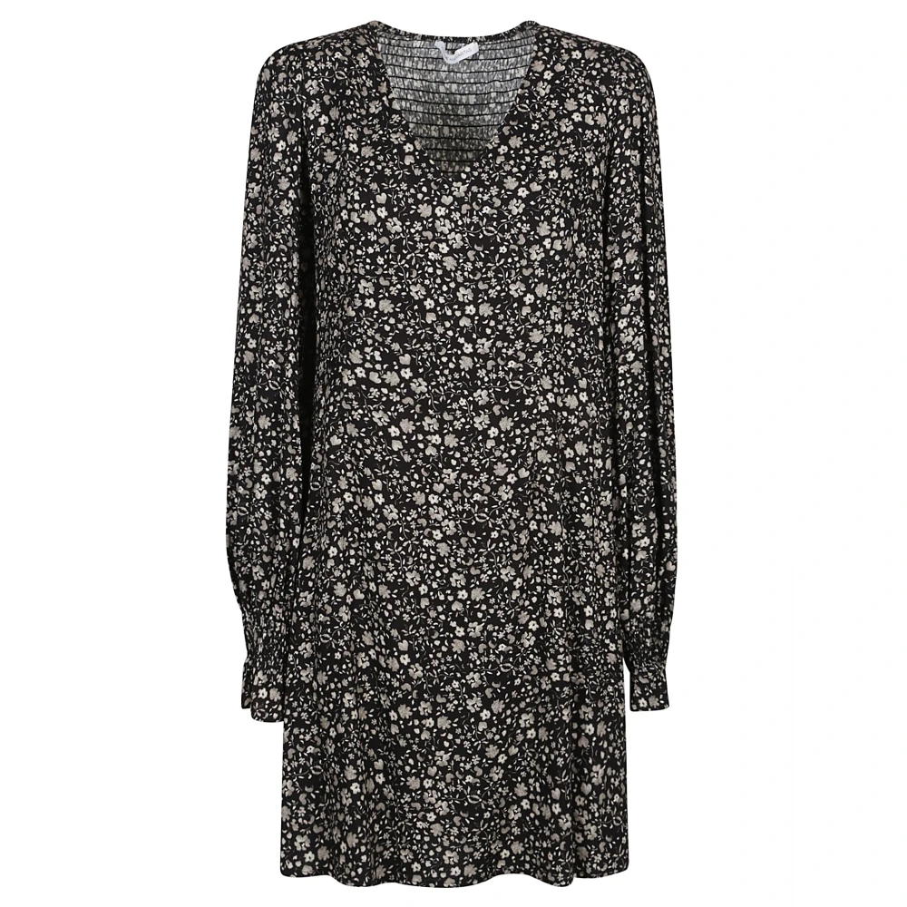 Mar De Margaritas Stijlvolle Mini Jurk Black Dames