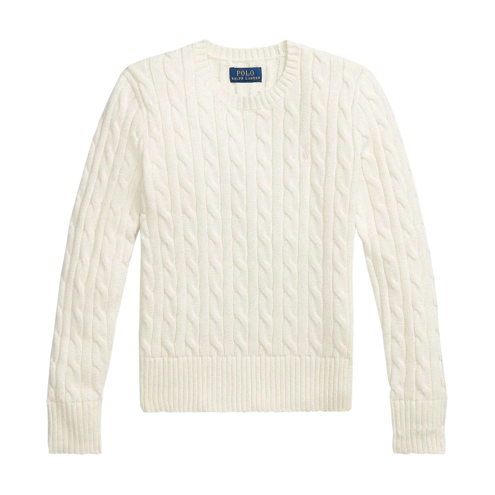 Ralph Lauren Girls White Sleveless Knitwear - Kids Knitwear - 8 Y - Kids