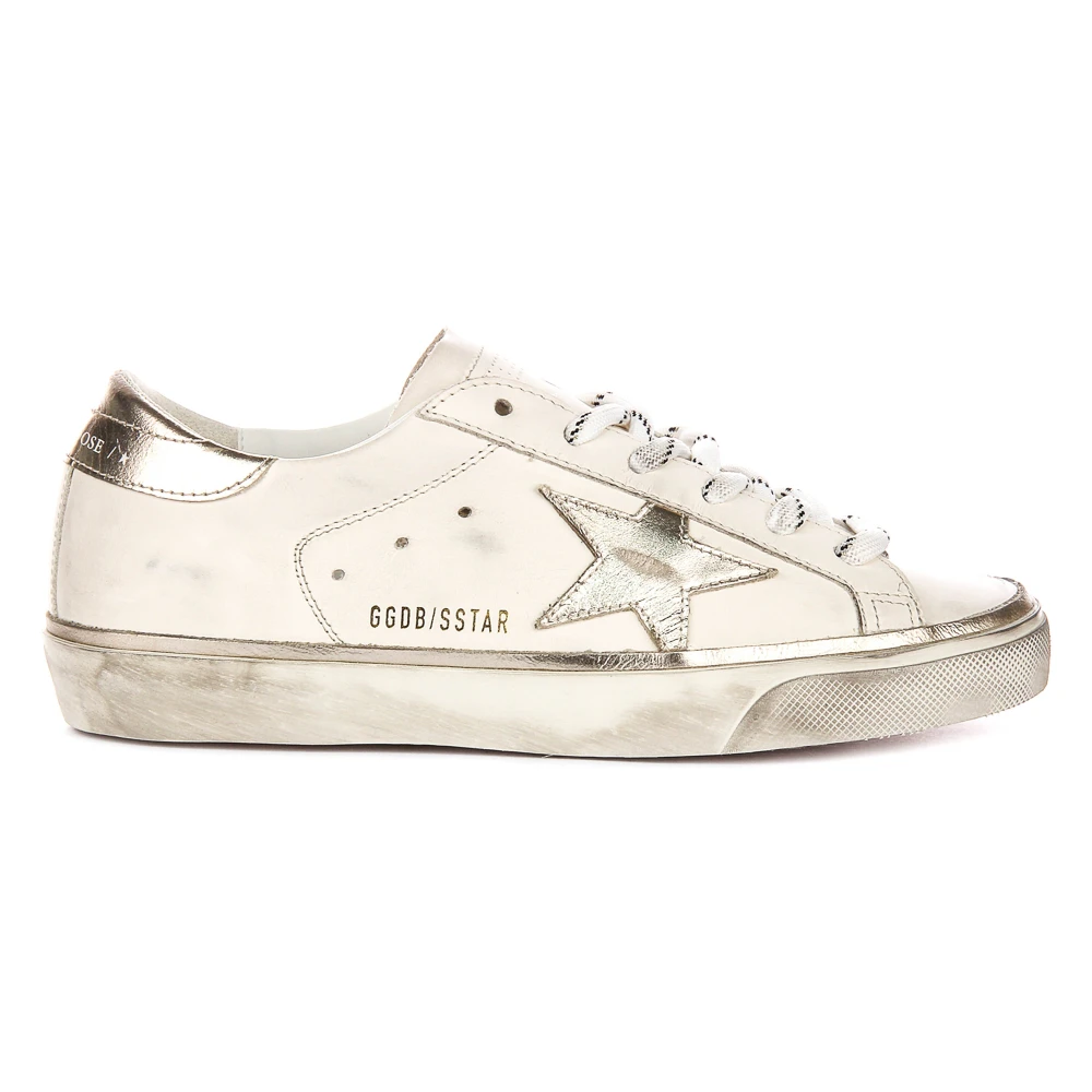 Golden Goose Women's White Sneakers, 5 Uk, Super-Star Sneaker