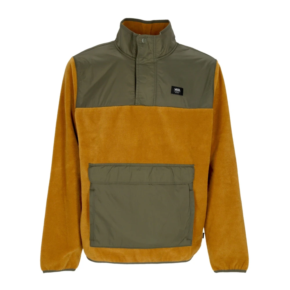 Vans Heren Fleece Anorak Jas Goudbruin Brown Heren