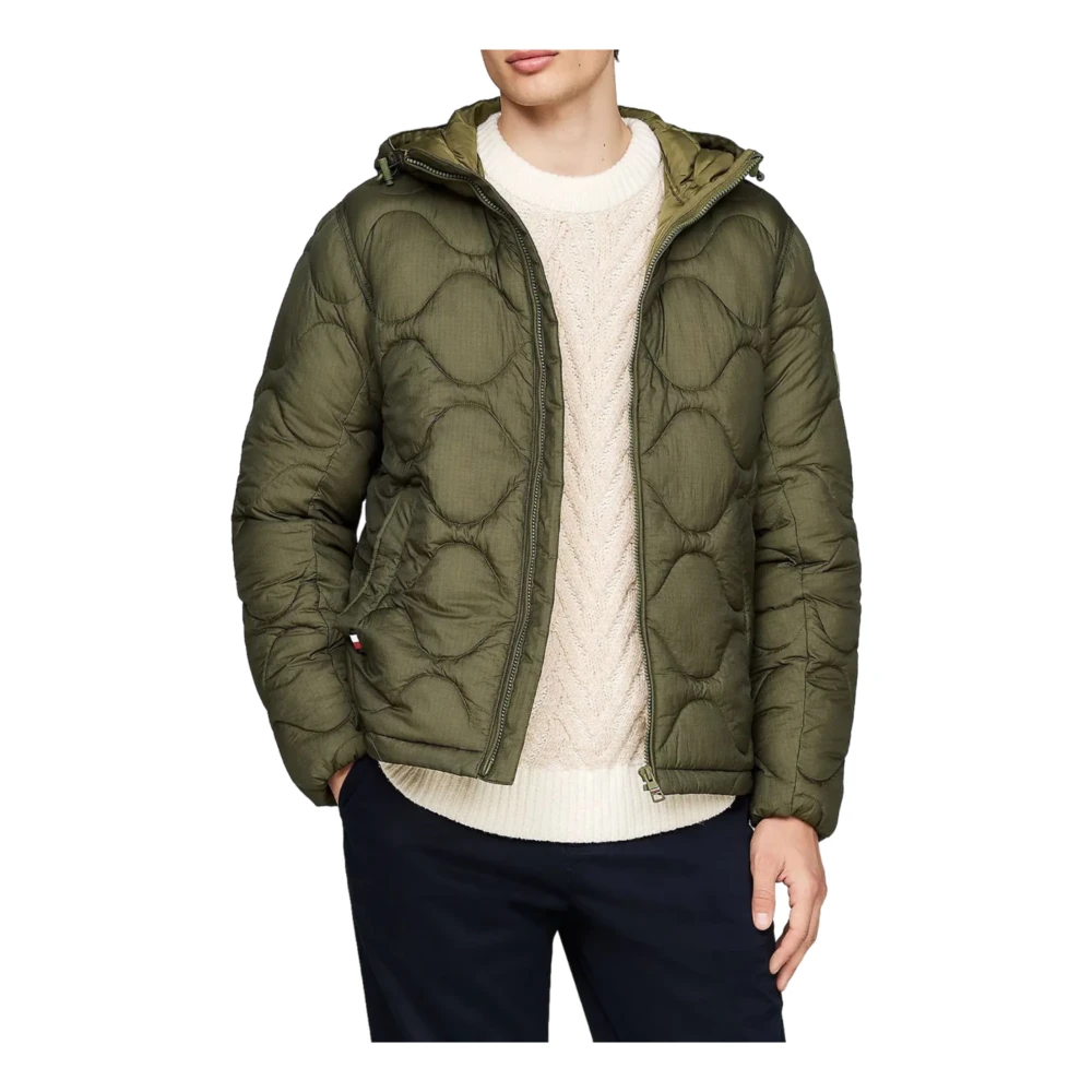 Tommy Hilfiger Stijlvolle Jas RBN Green Heren