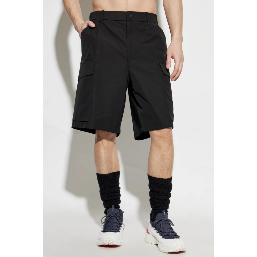 Moncler Cargo shorts Black Heren