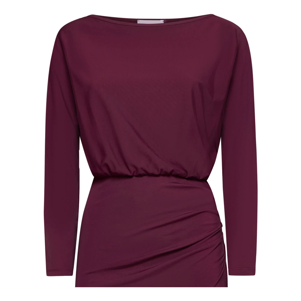 Kaos Midi Jurk Red Dames