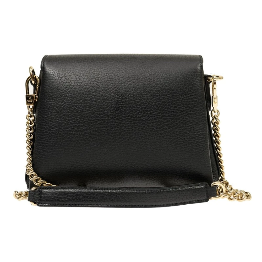 Gucci Zwarte Handtas Black Dames