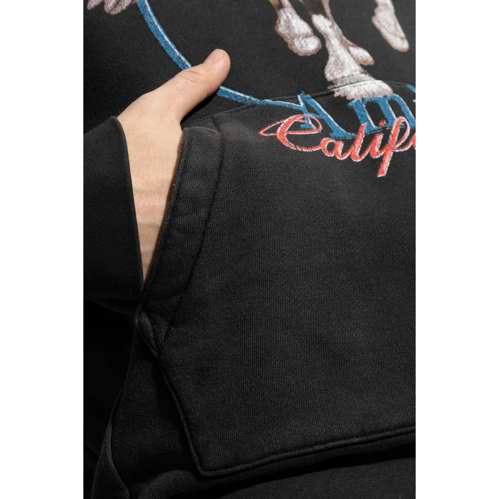 Amiri Hoodie Black Heren