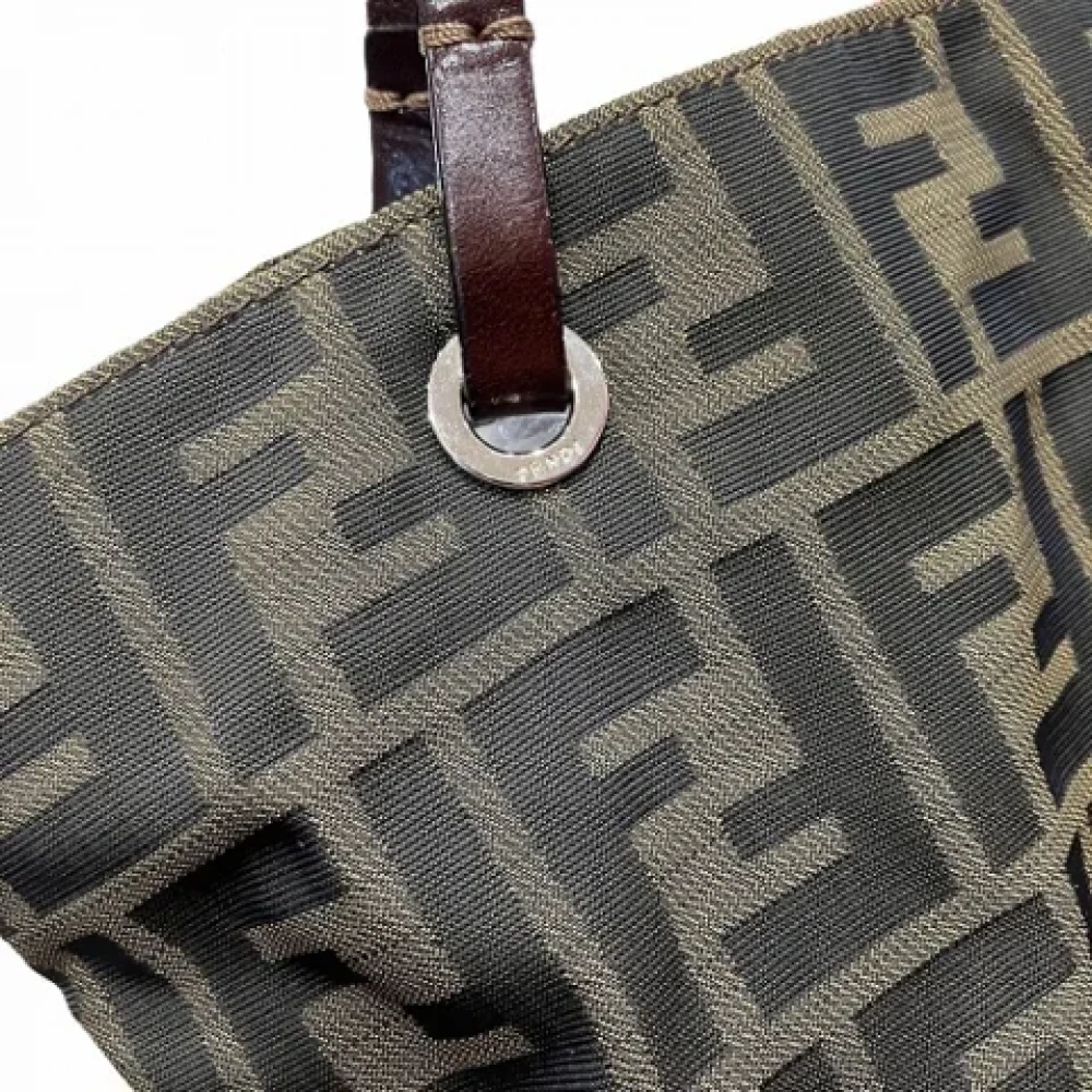 Fendi Vintage Pre-owned Leather fendi-bags Brown Dames