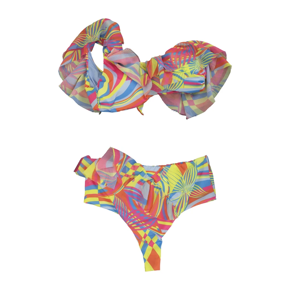 F**k Kanten Dames Bikini Set Multicolor Dames