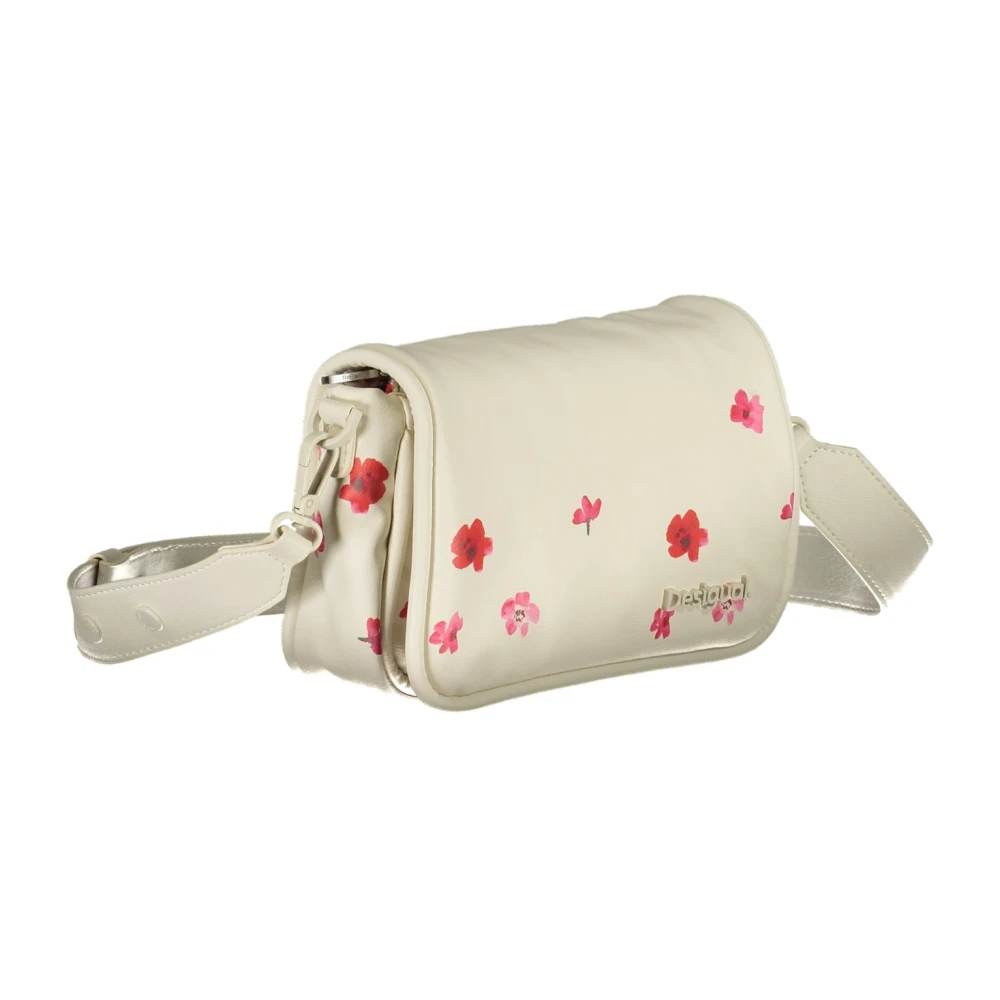 Desigual Witte Schoudertas met Kettingband White Dames