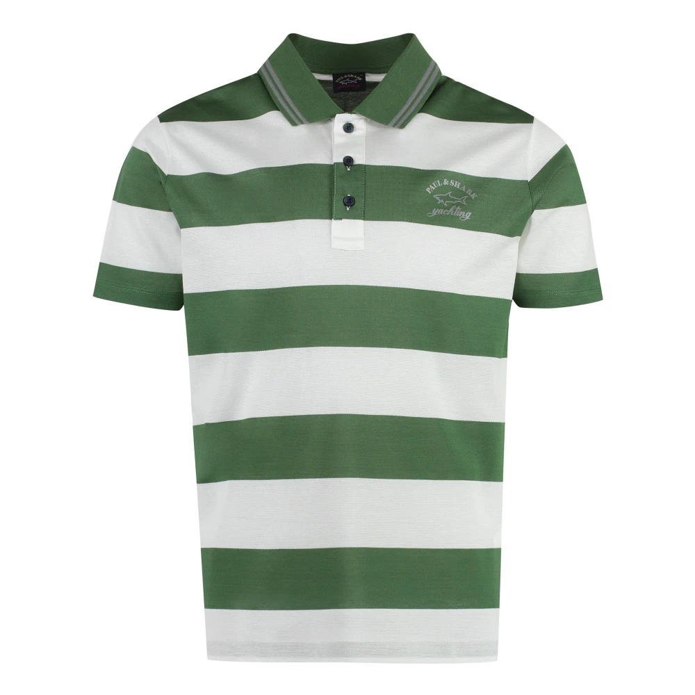 PAUL & SHARK Gestreept Katoenen Poloshirt Multicolor Heren