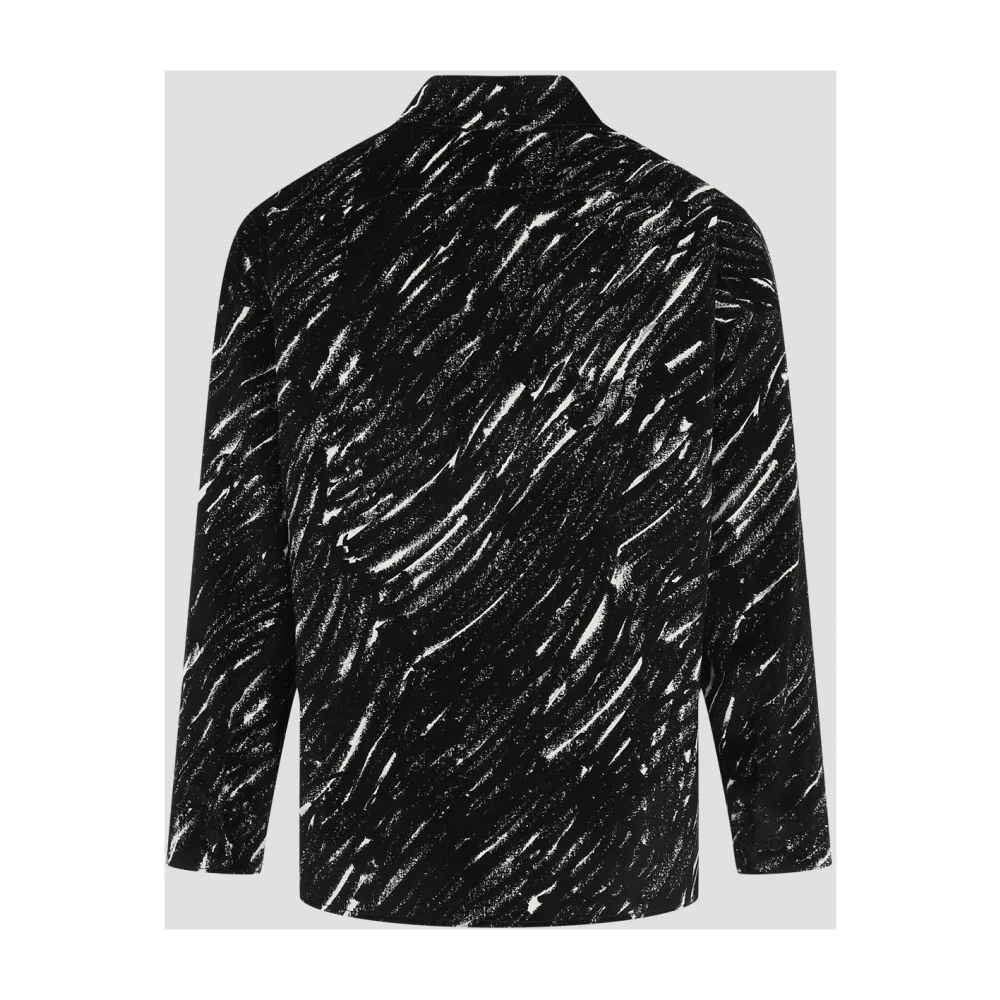 Marni Zwarte overhemden voor mannen Aw24 Black Heren