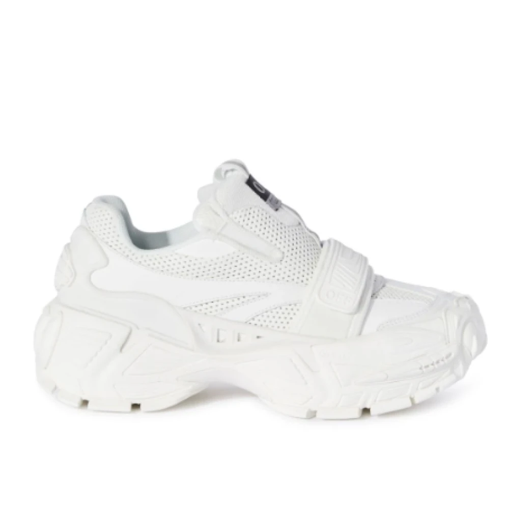 Off White Witte Slip-On Sneakers White Heren