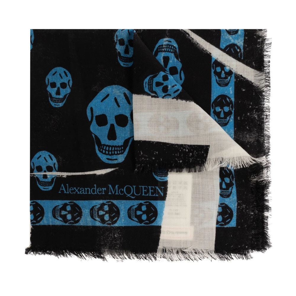 Alexander mcqueen Wollen sjaal Black Dames