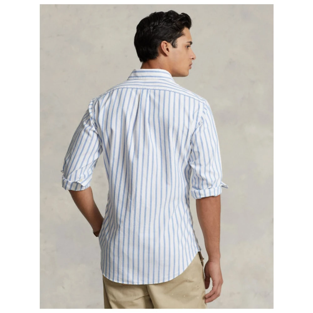 Polo Ralph Lauren Gestreept Oxford Custom Overhemd Multicolor Heren