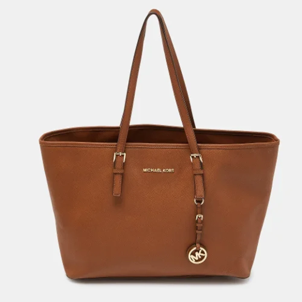 Michael Kors Pre-owned Leather totes Brown Dames