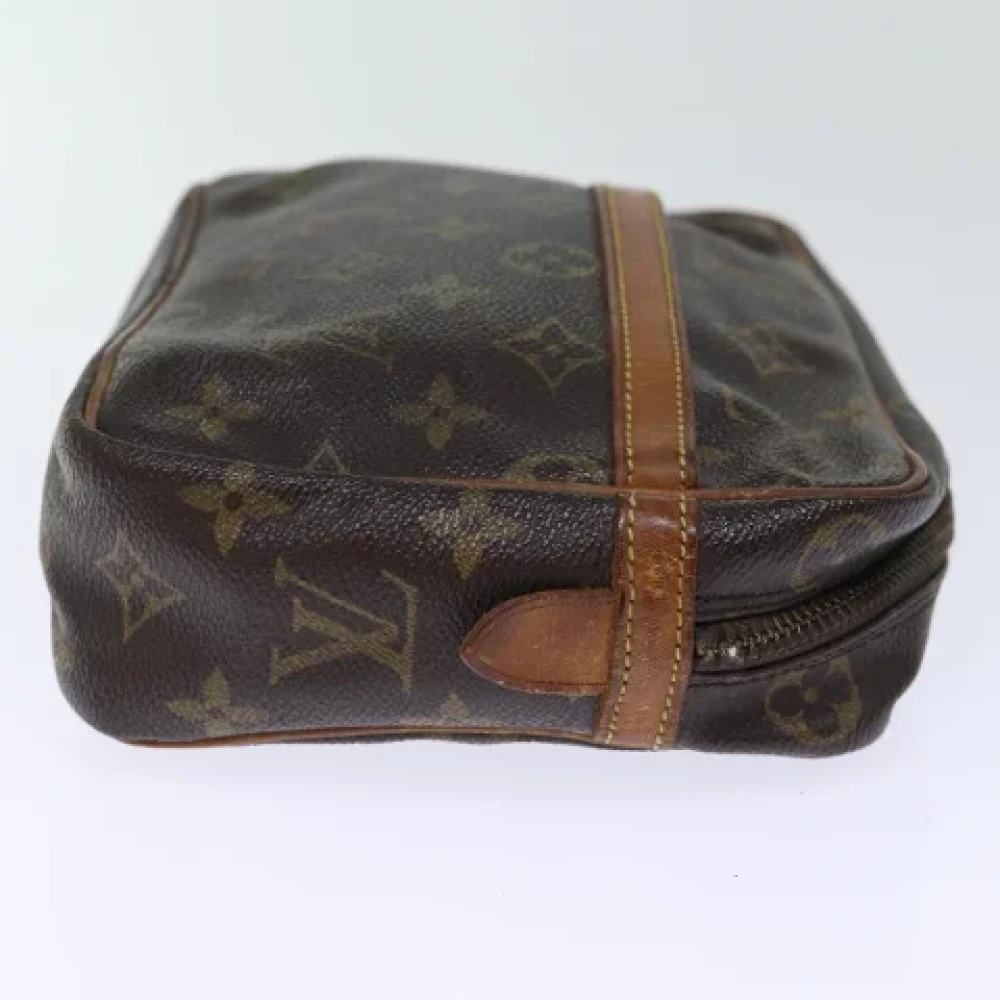 Louis Vuitton Vintage Pre-owned Canvas clutches Brown Dames