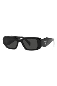 Prada PR17WS symbol black oval sunglasses