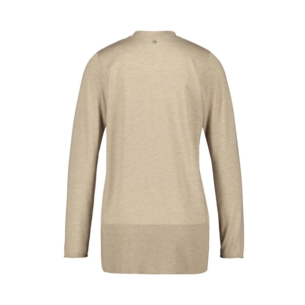 Gerry Weber Taupe Jas voor Vrouwen Beige Dames