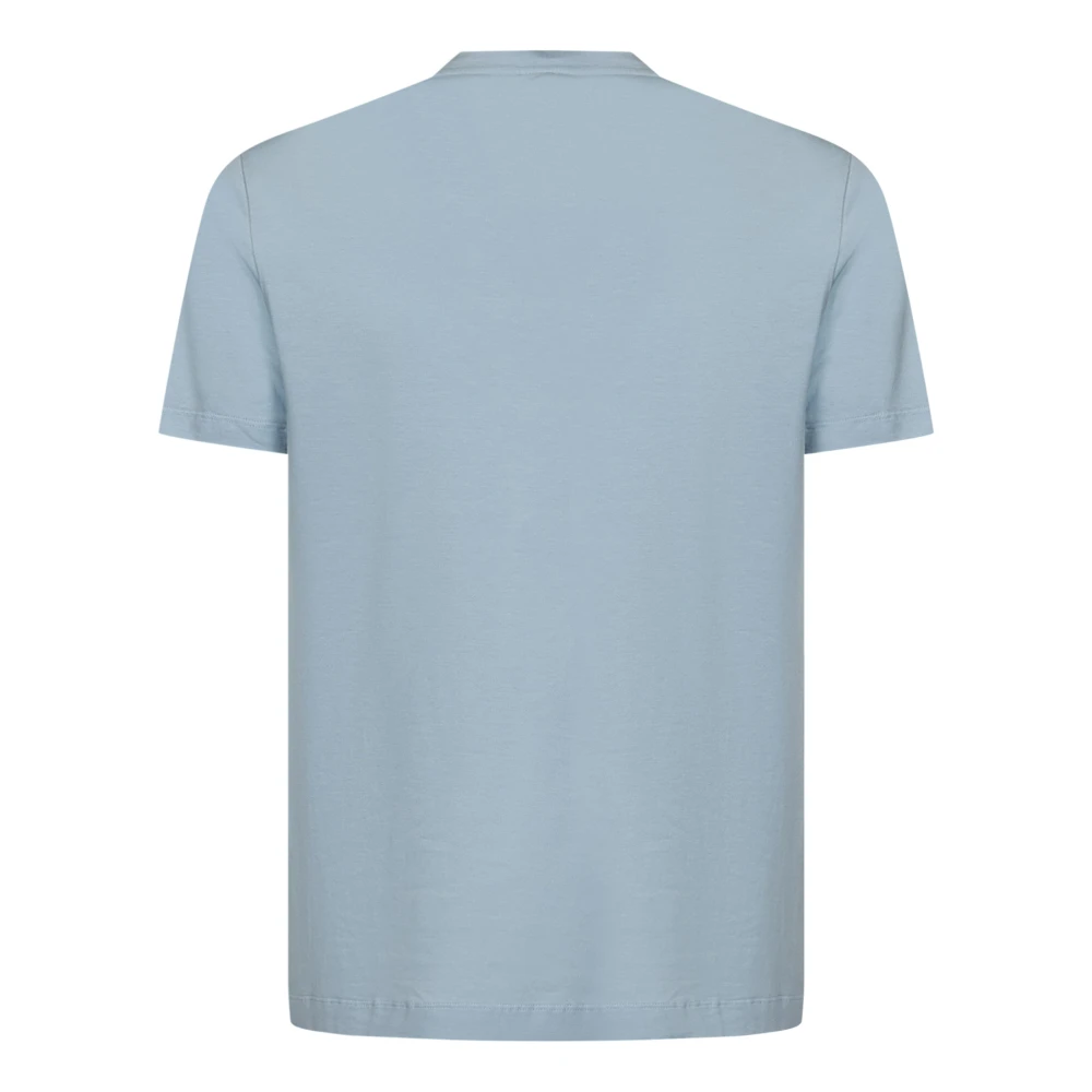 Malo Blauwe Crew-neck T-shirt Blue Heren