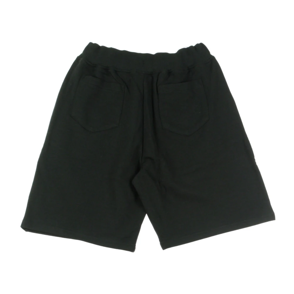 new era Zwart Wit Streetwear Shorts Black Heren