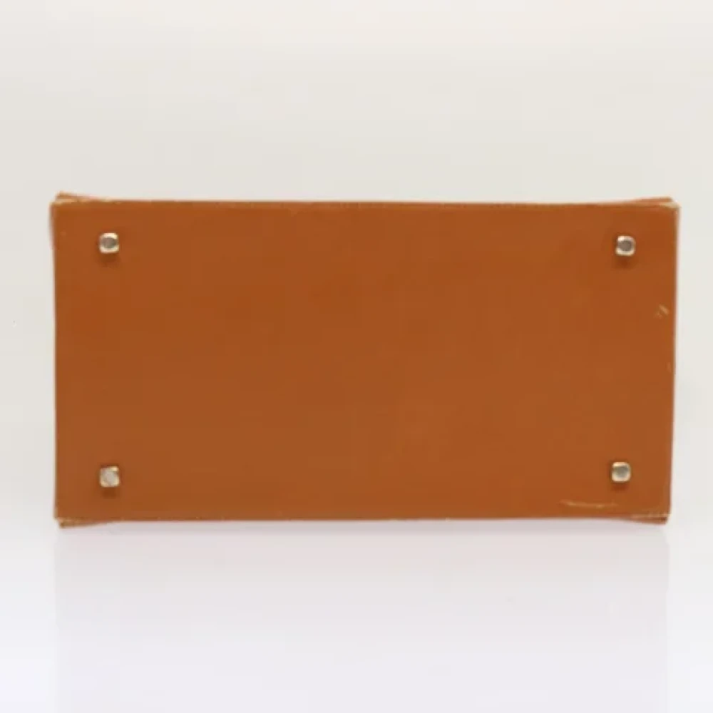 Salvatore Ferragamo Pre-owned Leather handbags Brown Dames