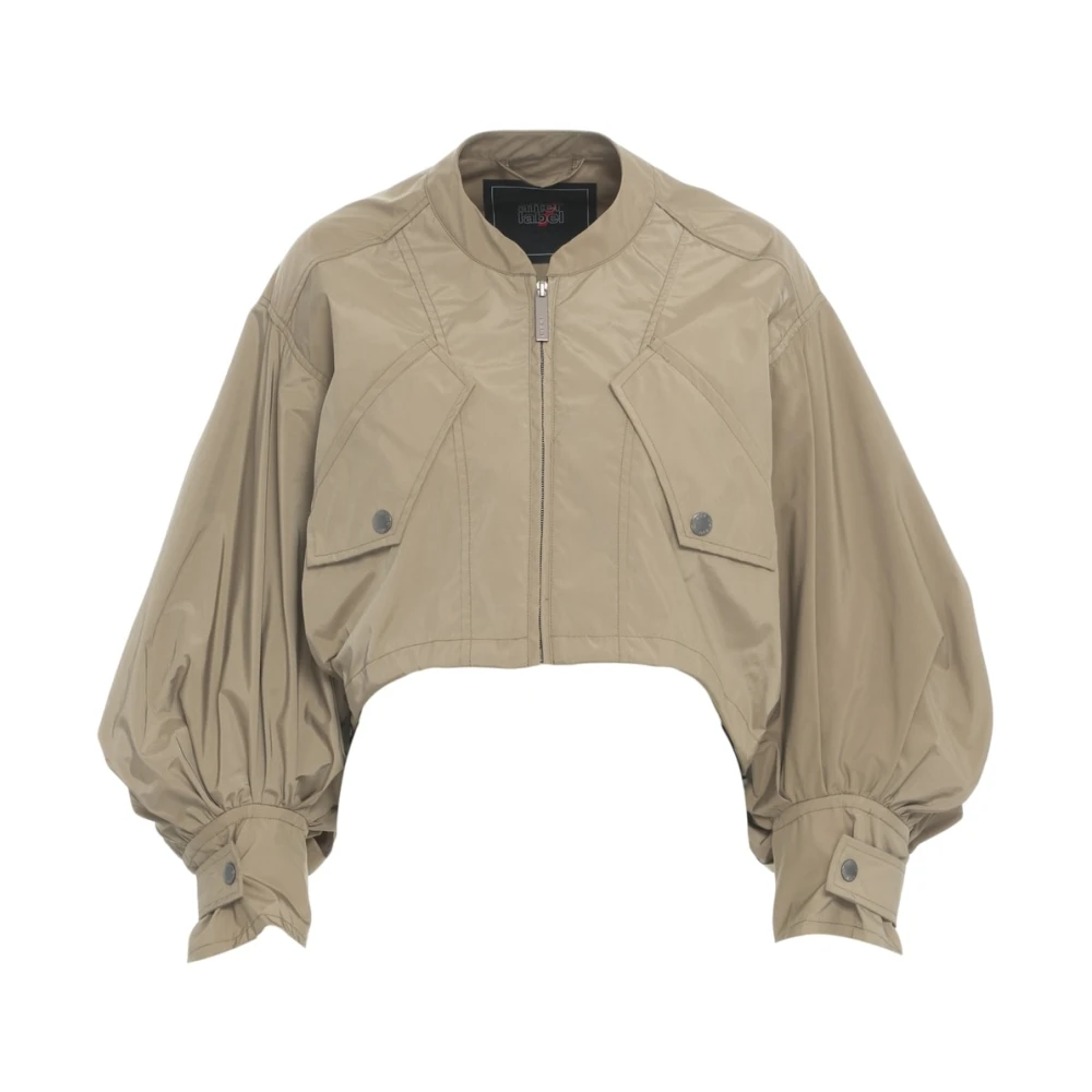 Afterlabel Groene Cropped Bomberjack Ss25 Green Dames