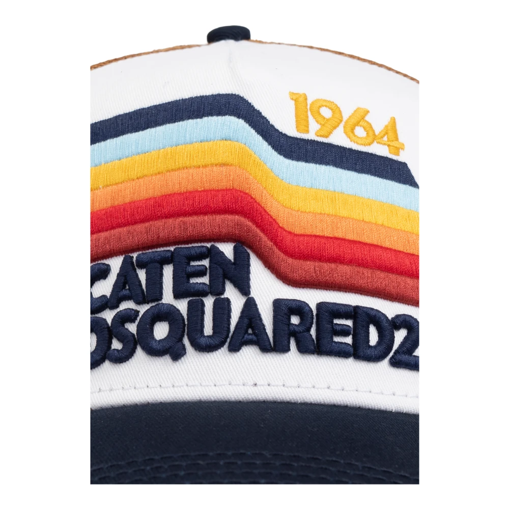 Dsquared2 Baseballpet White Heren