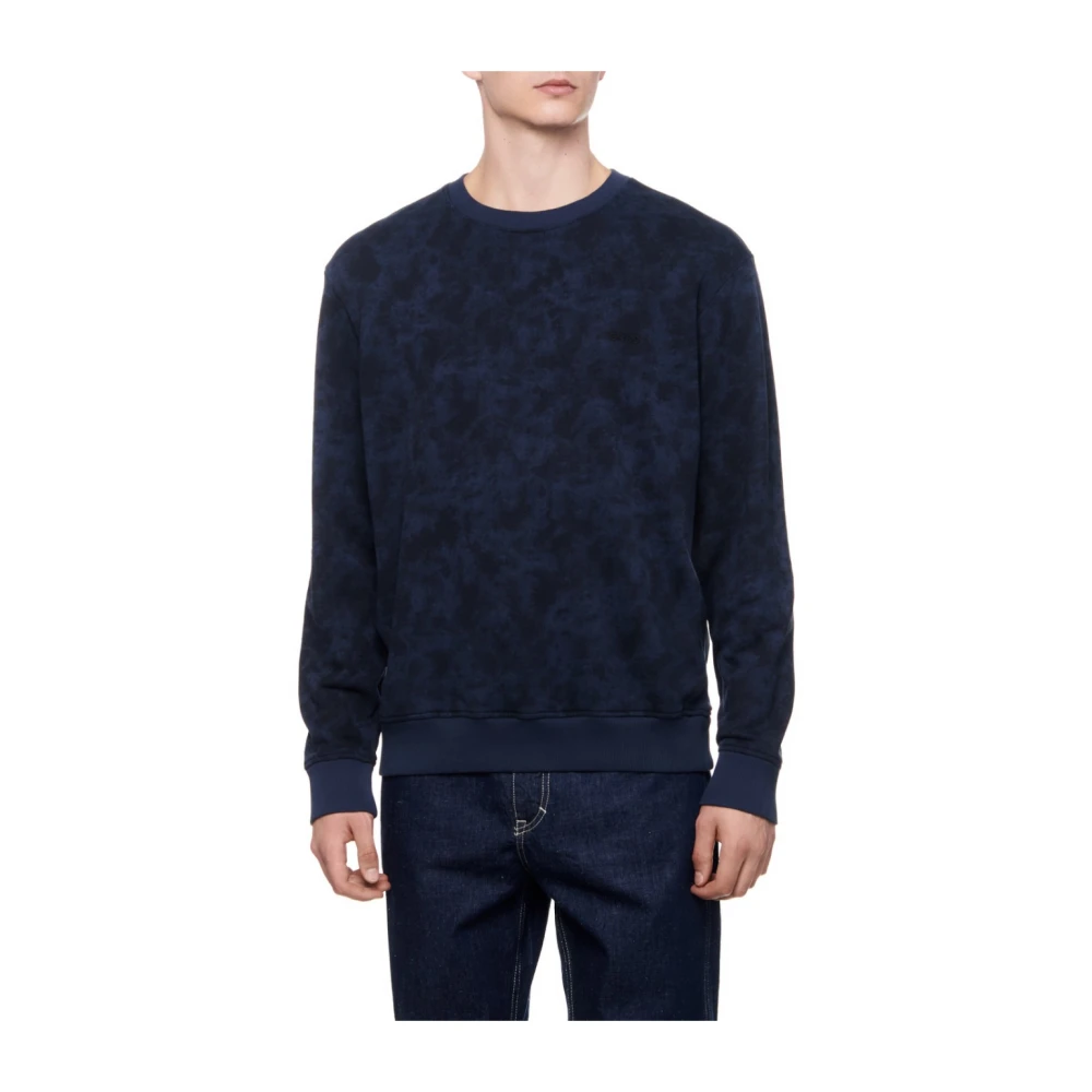 Hugo Boss Mens Blue Sweatshirts Classic Shirt Small | Miinto
