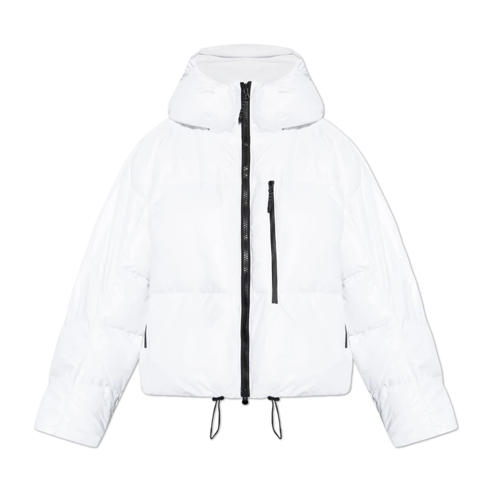 Adidas by stella mccartney Gewatteerde jas met logo White Dames