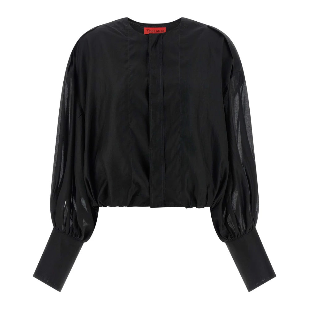 Thelatest Black Blouses, Female, Xs, Diana Blouse
