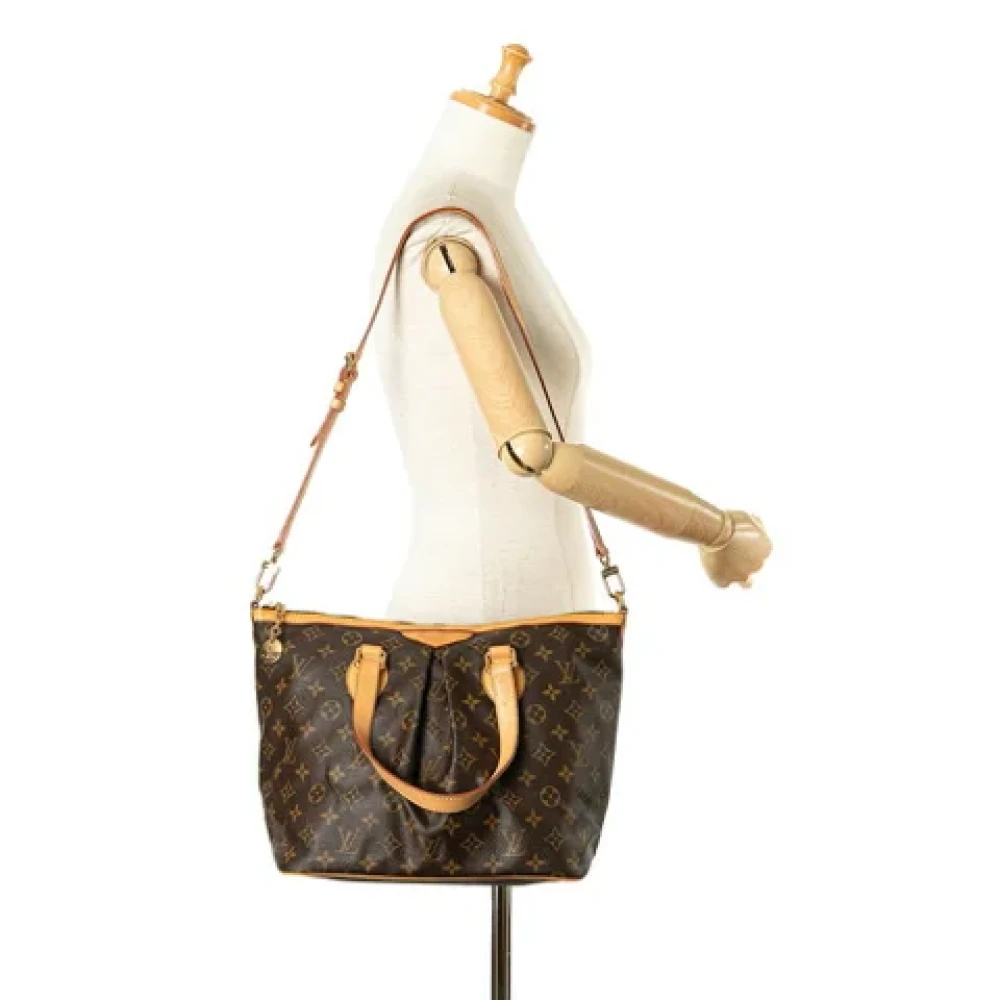 Louis Vuitton Vintage Pre-owned Plastic handbags Brown Dames
