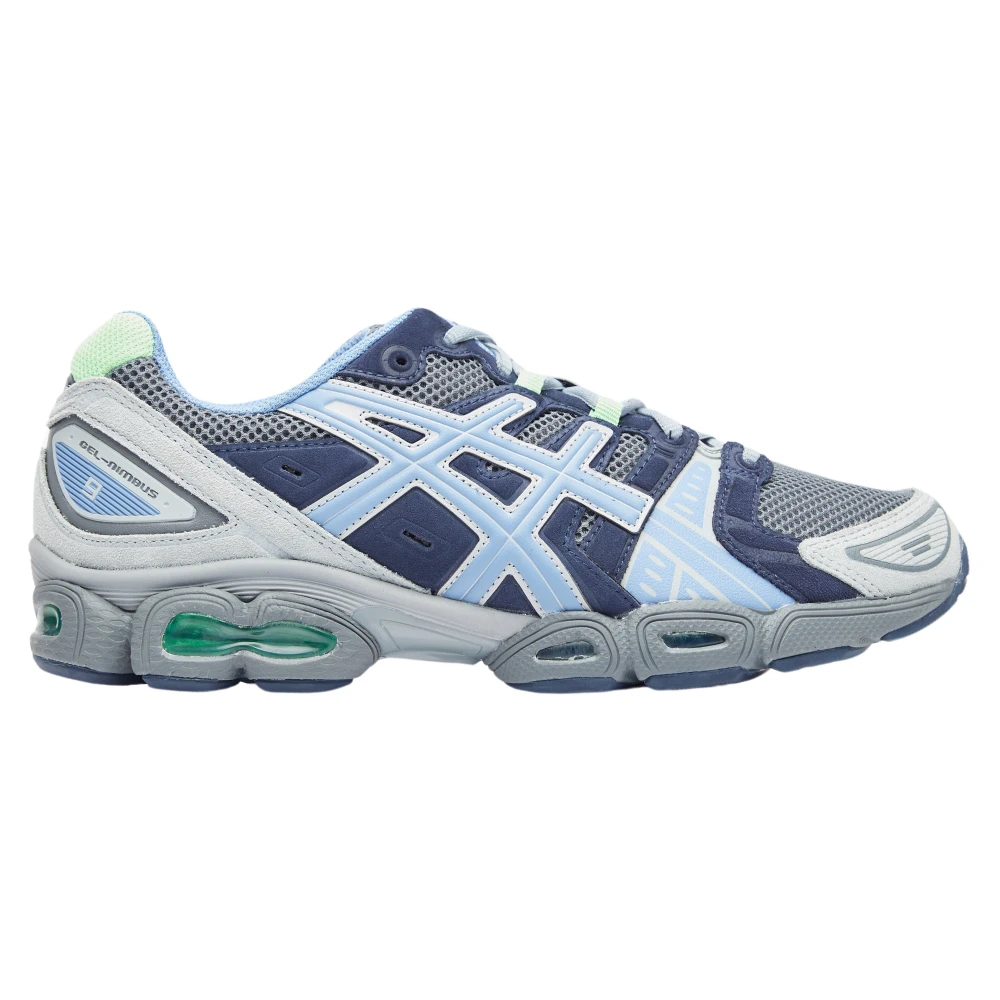 Asics sneakers dames outlet blauw