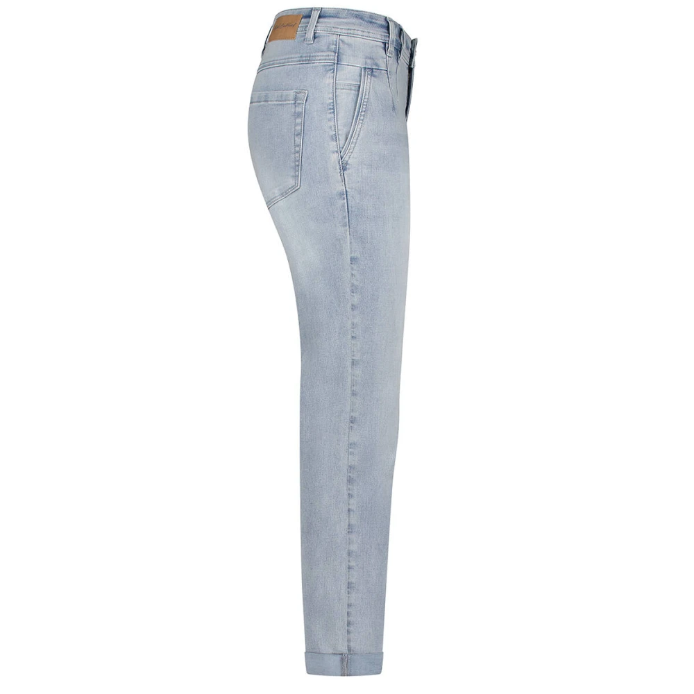 Red Button Gebleekte Denim Jeans Gray Dames