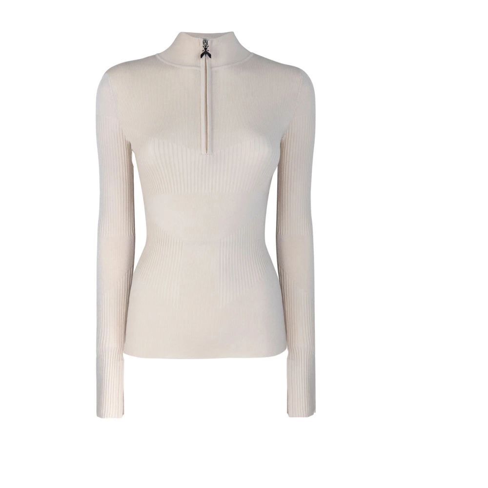 PATRIZIA PEPE Witte Coltrui Trui White Dames
