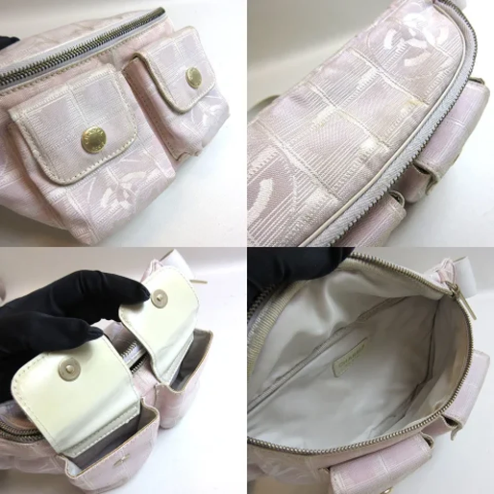 Chanel Vintage Pre-owned Canvas chanel-bags Pink Dames