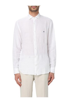 white-long-sleeve-linen-shirt