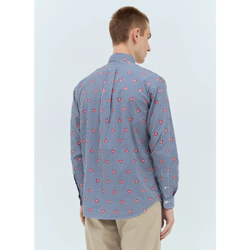 Human Made Gingham Heart Shirt Multicolor Heren