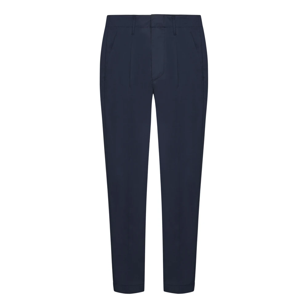 Dondup Straight Trousers Blue Heren