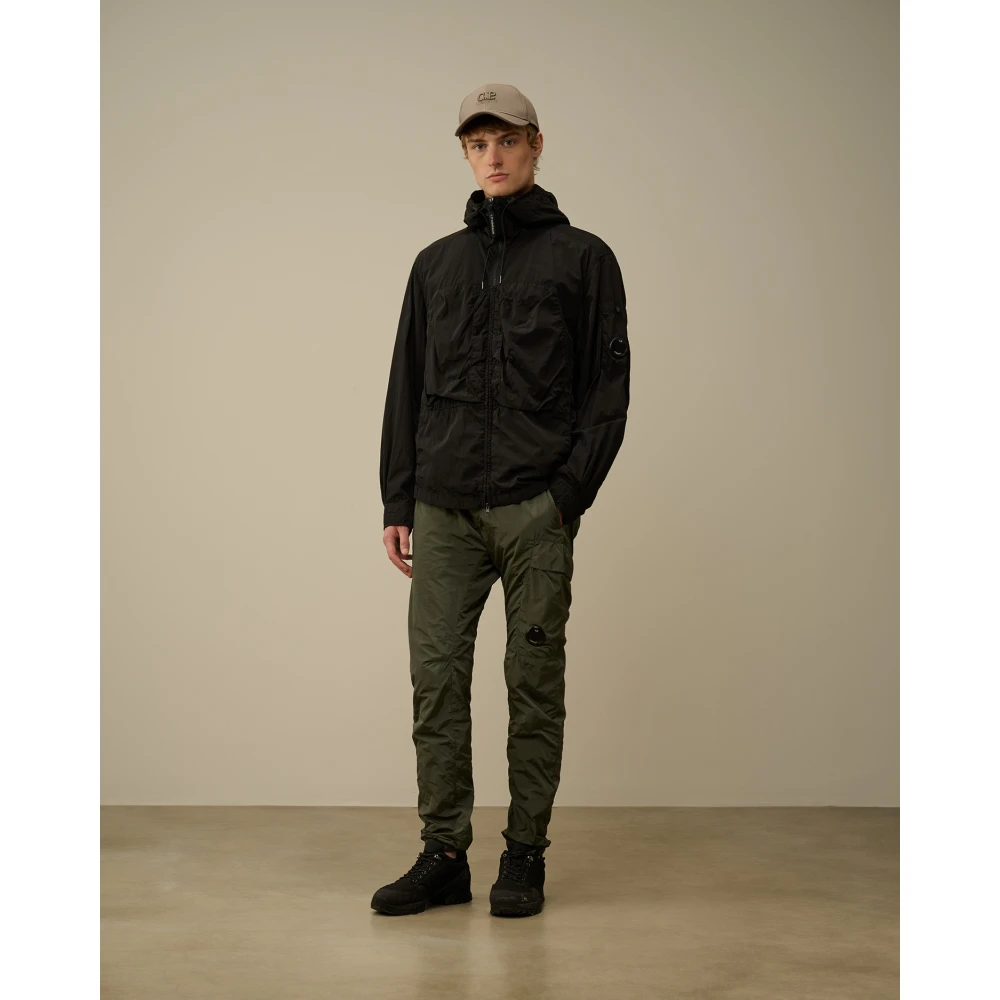 C.P. Company Zwarte Chrome-R Jas Black Heren
