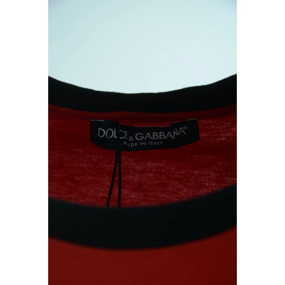 Dolce & Gabbana Heren korte mouw mode T-shirt Red Heren