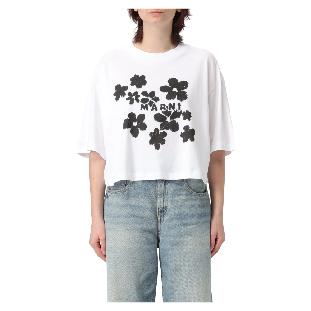 Marni - Tops > T-Shirts - White - Marni - Modalova