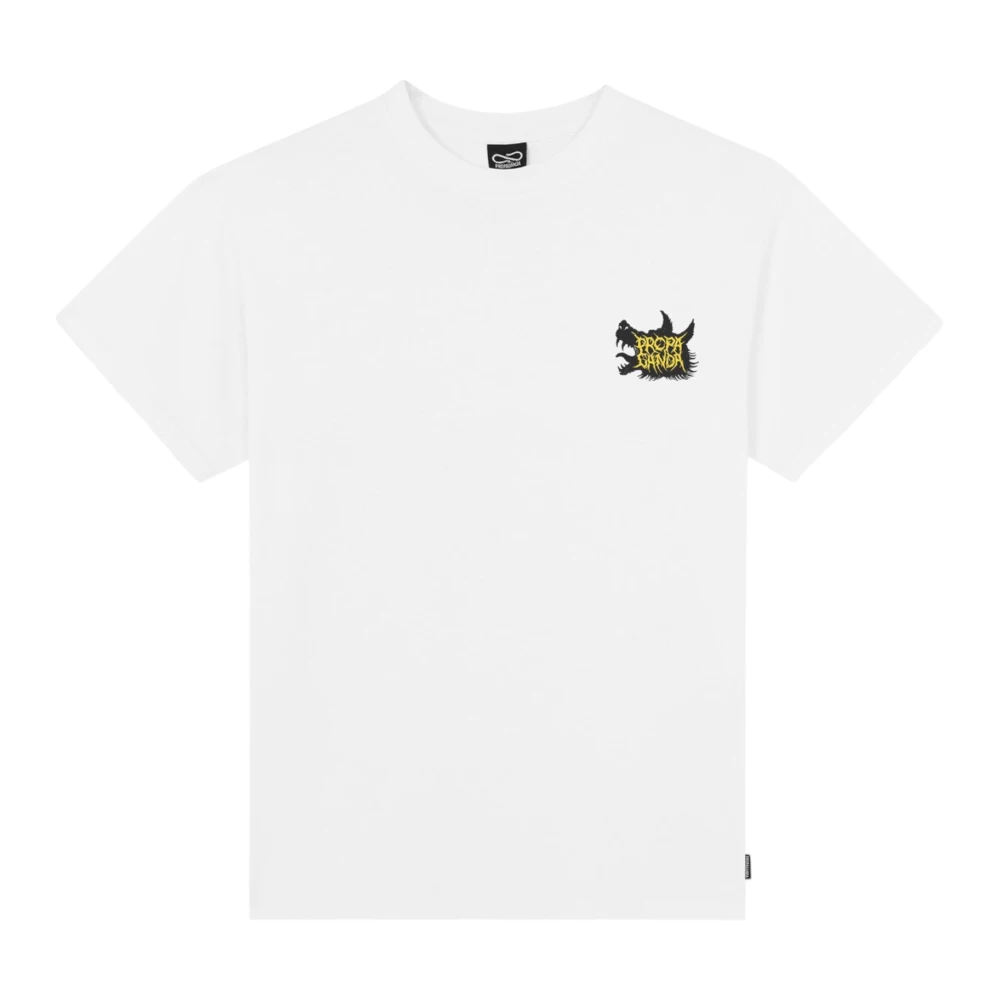 Propaganda Katoenen Weerwolf Tee Korte Mouw T-shirt White Heren
