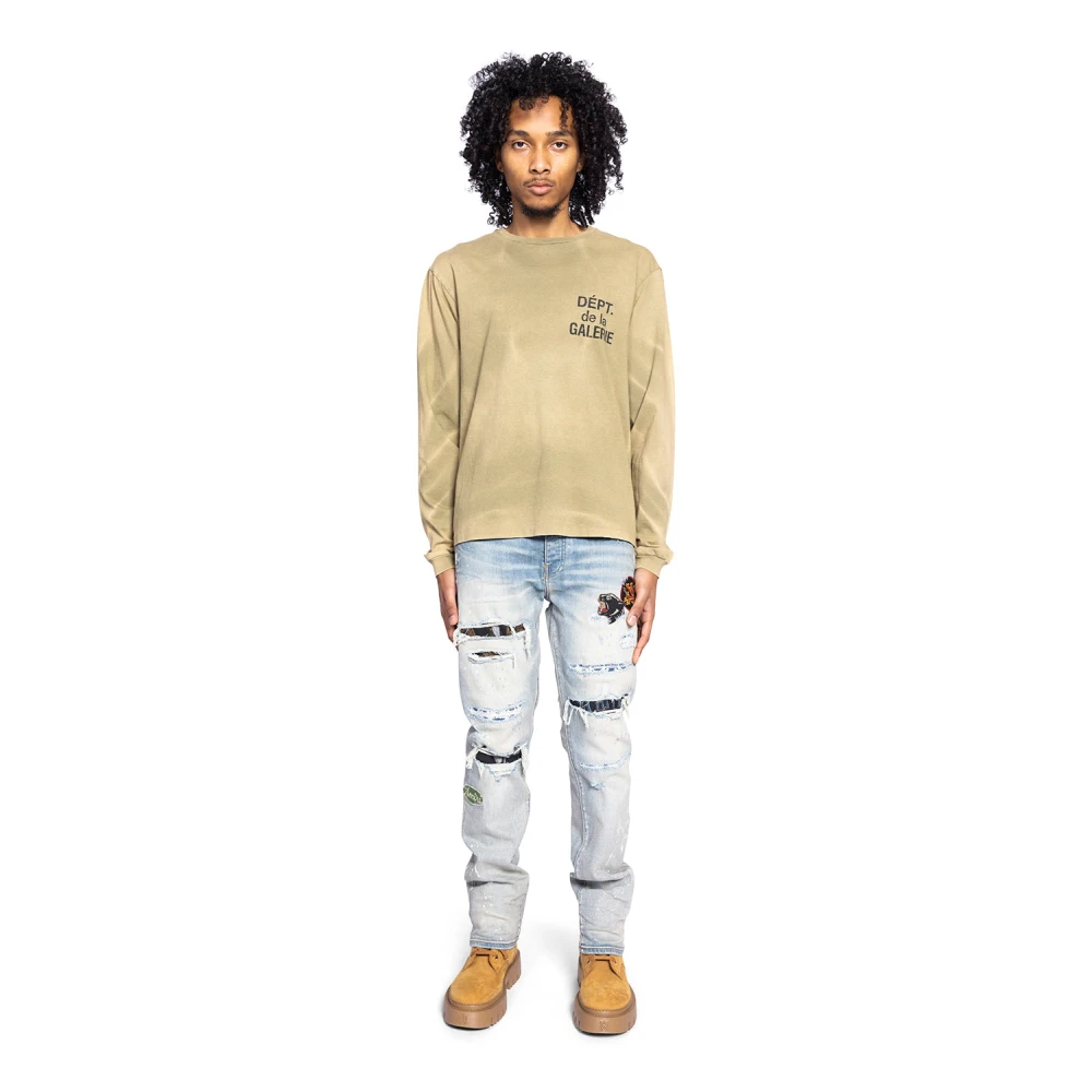 Gallery Dept. Olijfkleurig langemouwshirt Green Heren