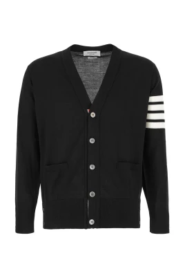 4-Bar V-Neck Cardigan