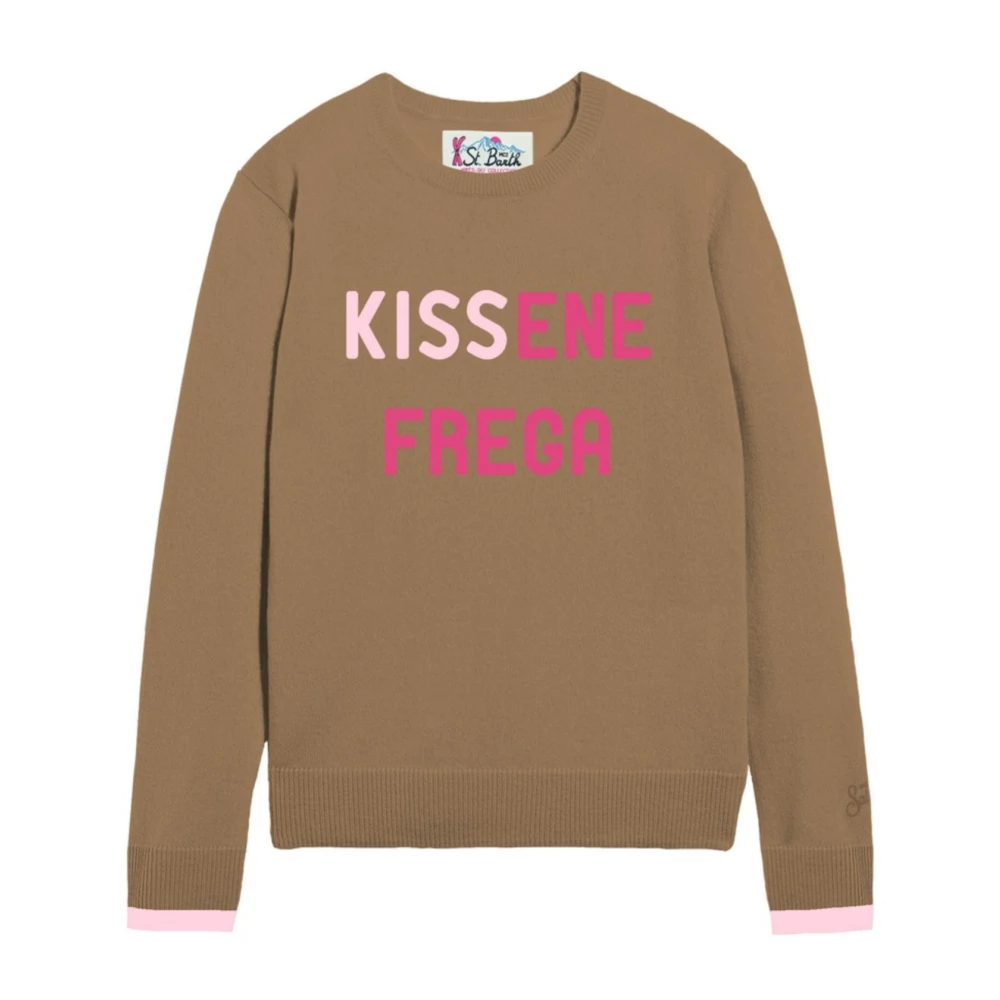 MC2 Saint Barth Bruine Sweaters voor Mannen Brown Dames