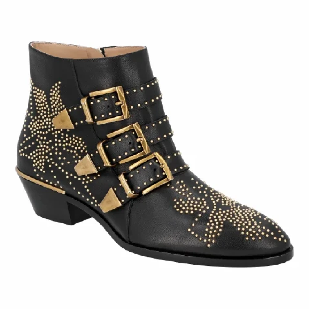 Chloé Women's Black Leather Boots
