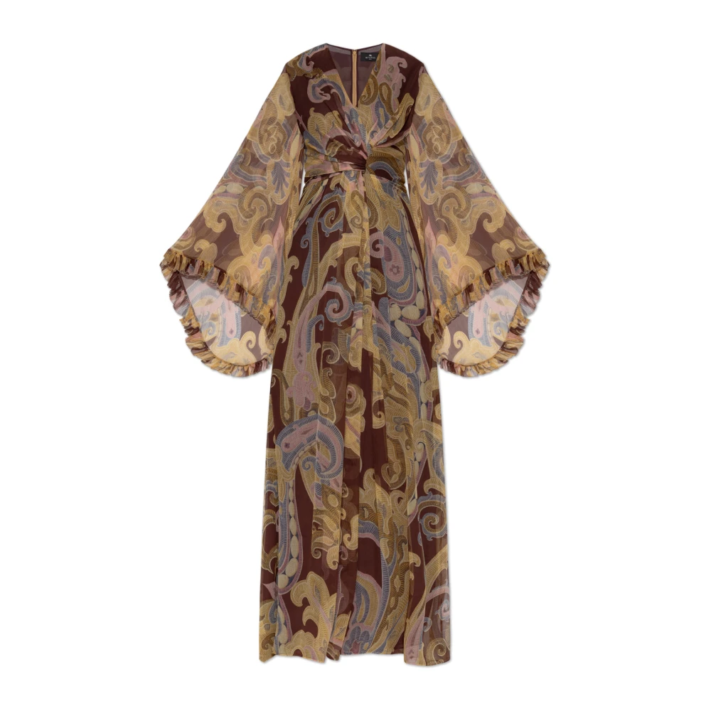 ETRO Zijden jurk Multicolor Dames