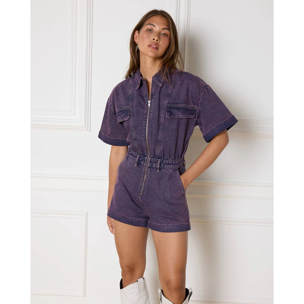 Refined Department Kate Jumpsuit Purple Dames